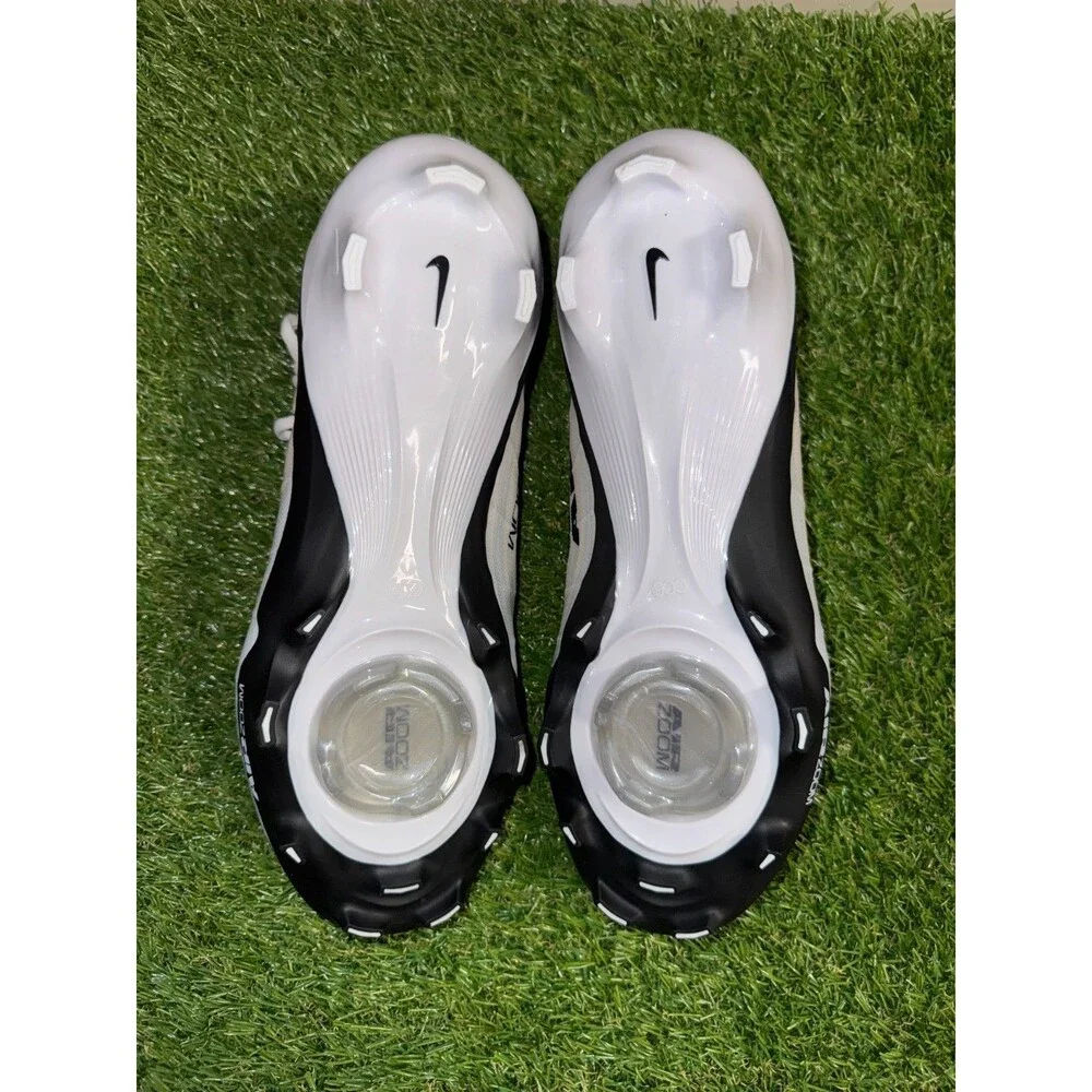 Mens 11 Wide Nike Zoom Air Vapor Elite PE Football Cleats White Black HV2724-100